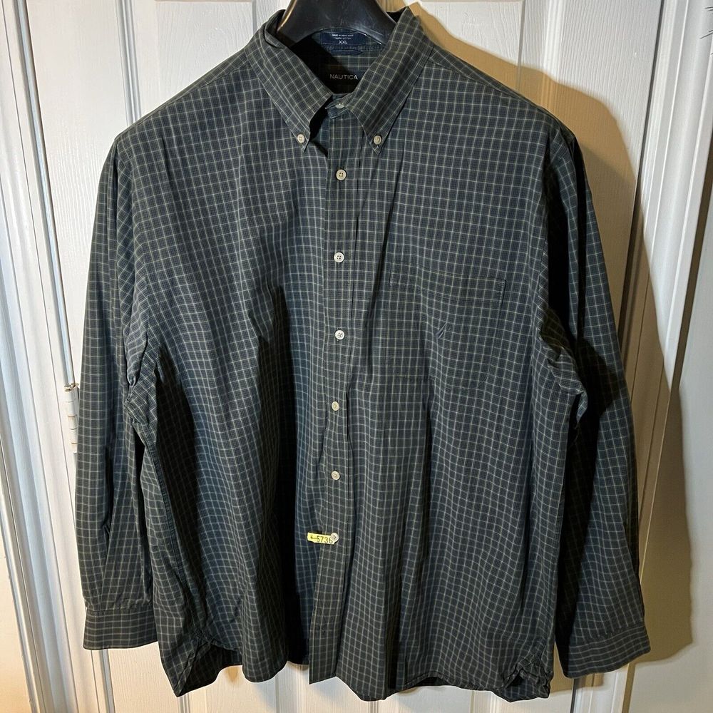 Lot of 2-Mens Nautica Dress Shirts‎ XXL